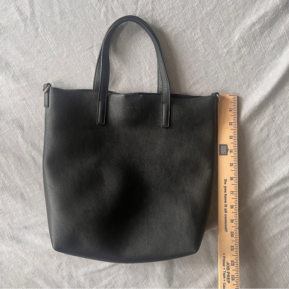 Saint Laurent Toy North/South Black Leather Tote - Picture 1 of 16